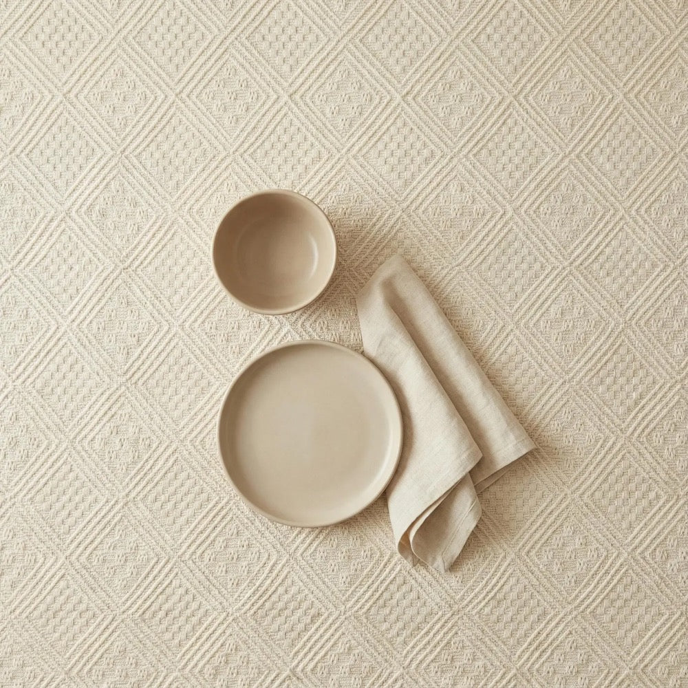 Cotton Vintage Tablecloth With Tassels, Custom Tablecloth Rectangle, Coffee Table Cloth,Housewarming Gift For Her